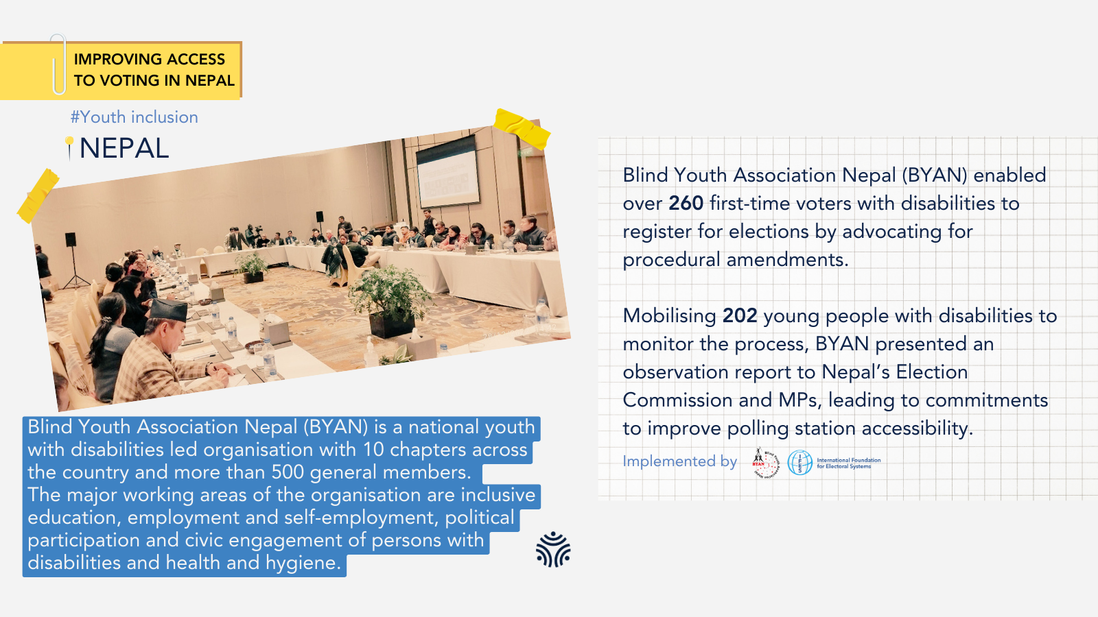 Commitment #17 - Improving access to voting in Nepal