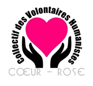 logo Colectif des Volonataires Humaniste Coeur Rose