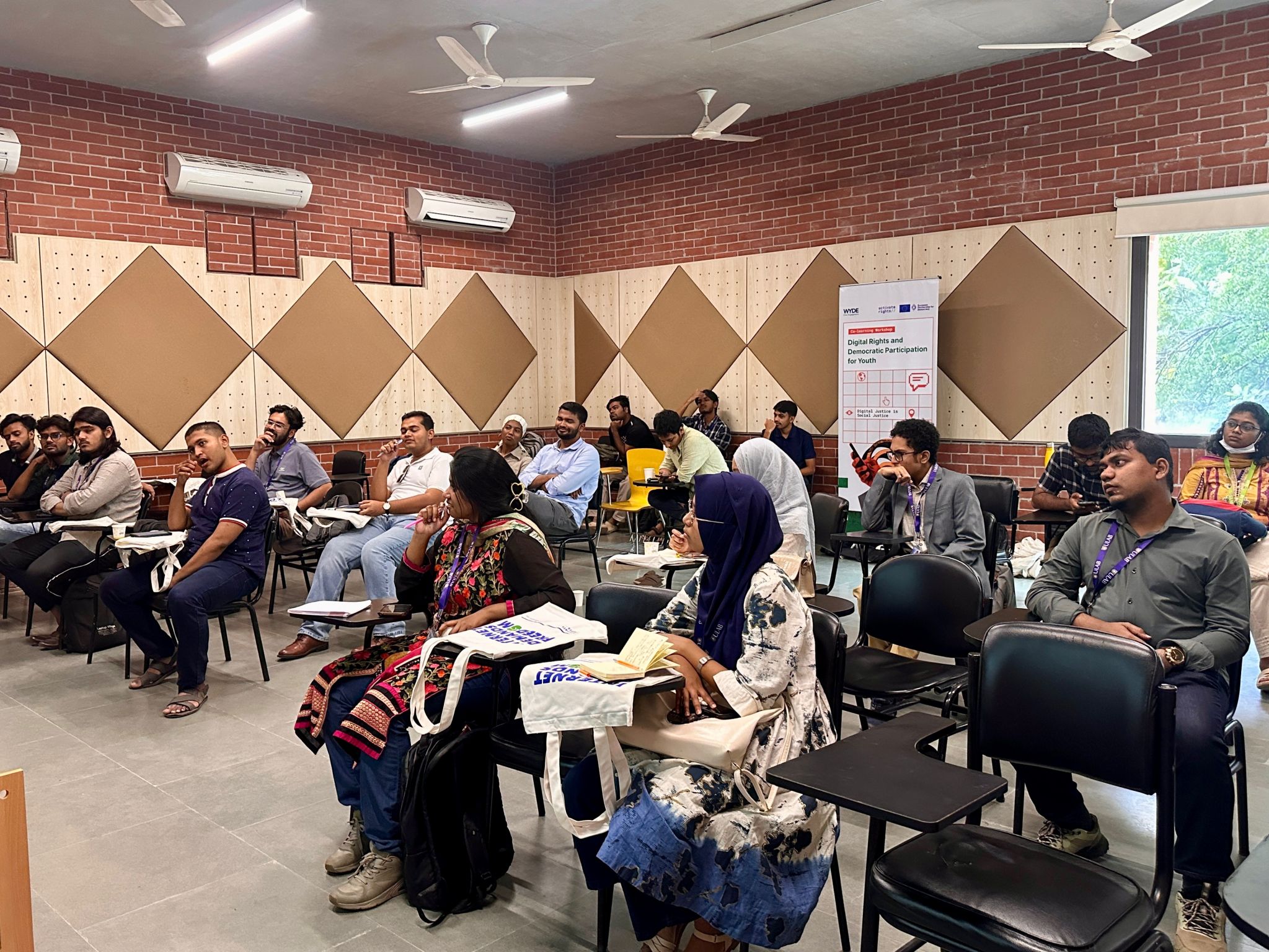 Workshop on Digital Rights & Democratic Participation for Youth, hosted in partnership with ForensIQ & University of Liberal Arts.