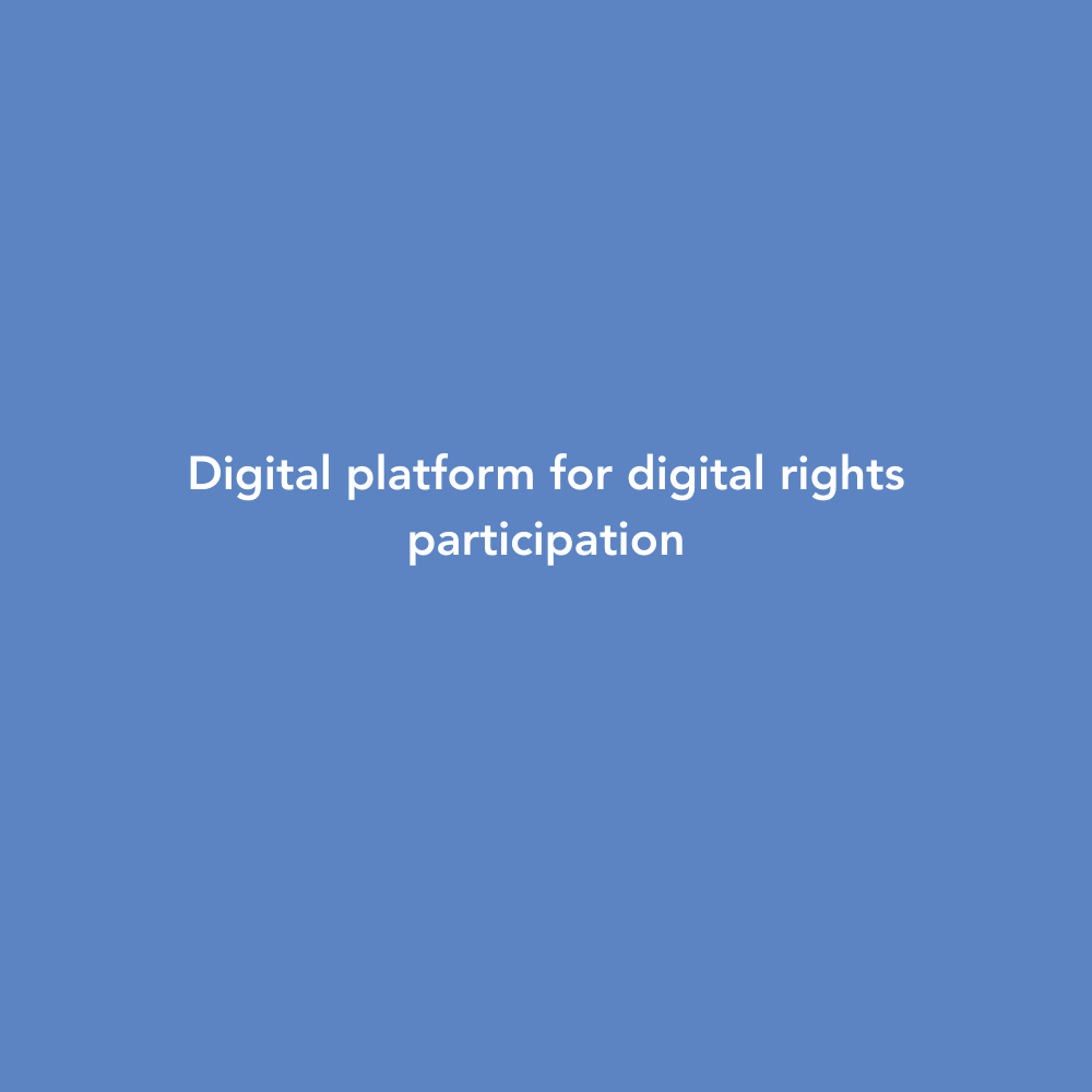 digital platform for digital rights