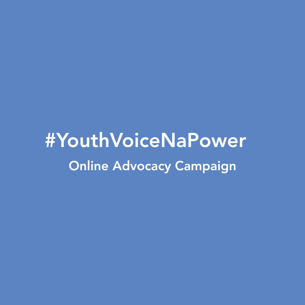 #youthvocenapower online advocacy campaign