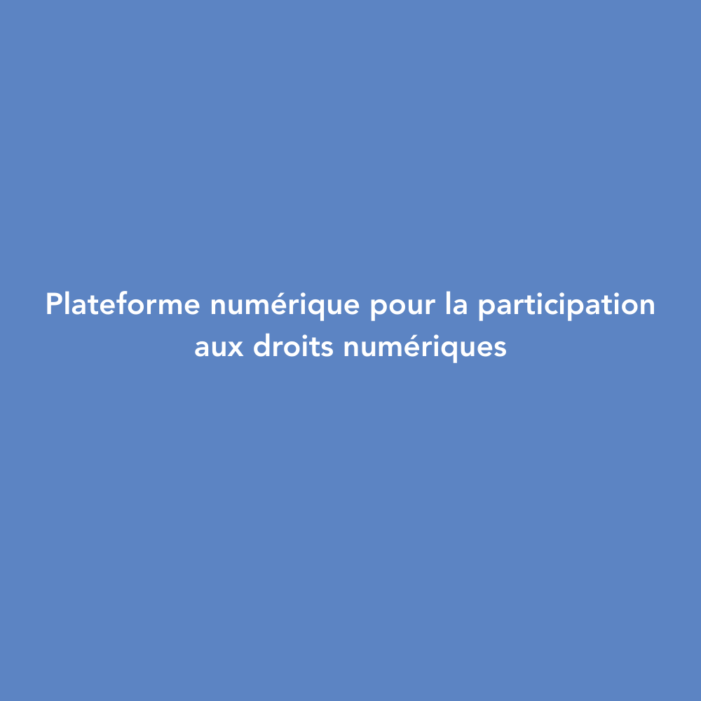 digital platform for digital rights