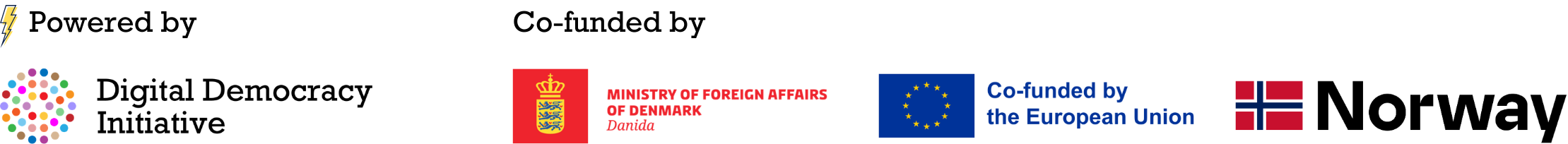 powered by DDI
co-funded by MFA Denmark, EU, Norway