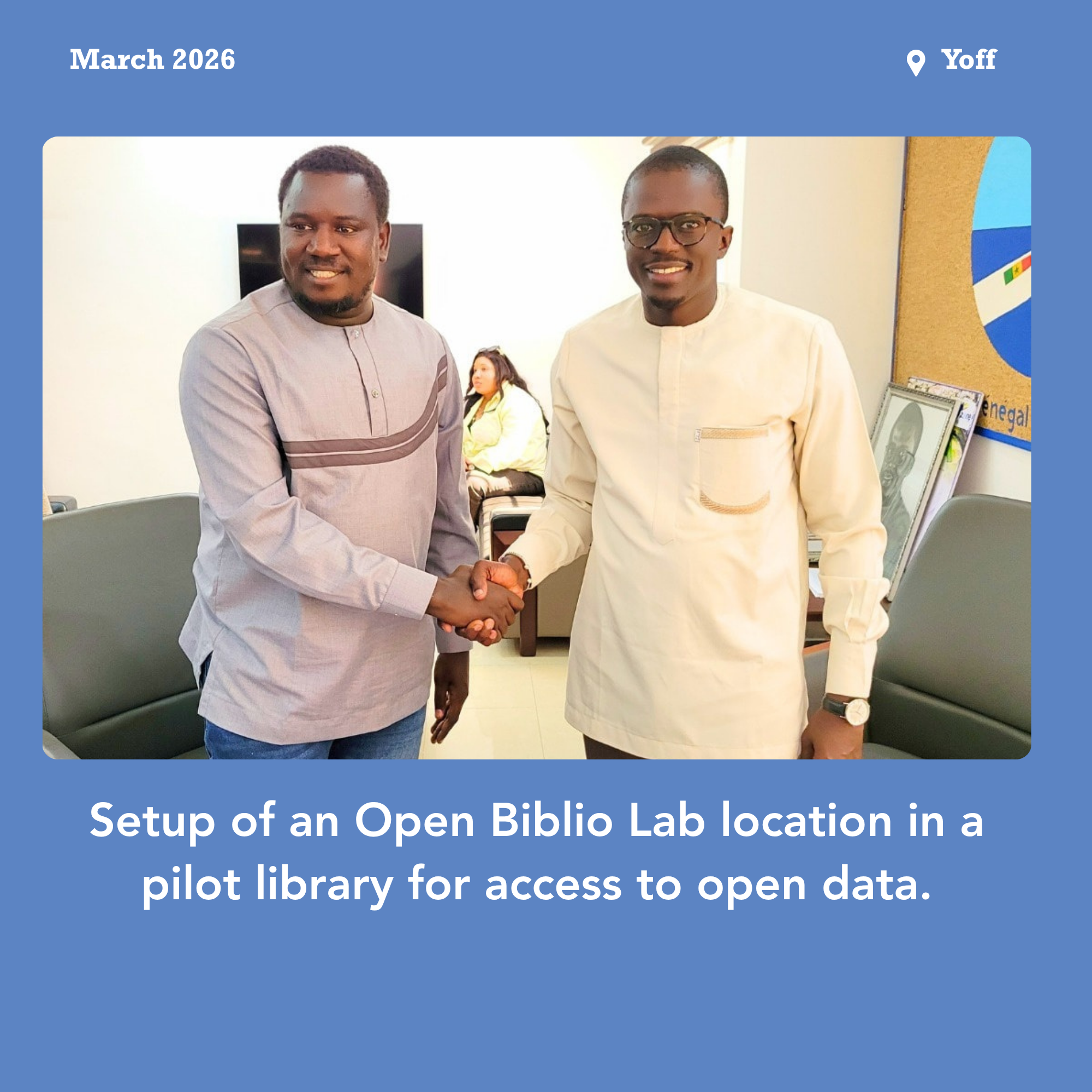 installation of open biblio lab points